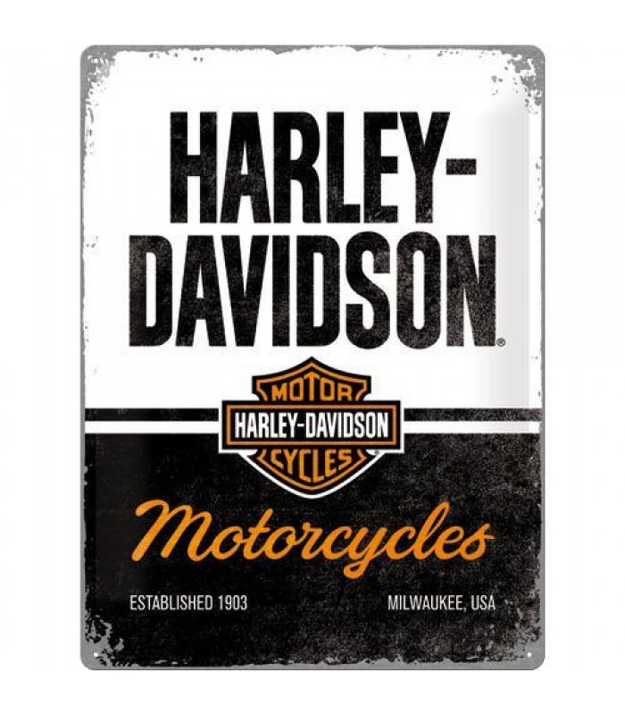 Табличка Nostalgic-Art "Harley-Davidson - Motor" 30x40 (23266)